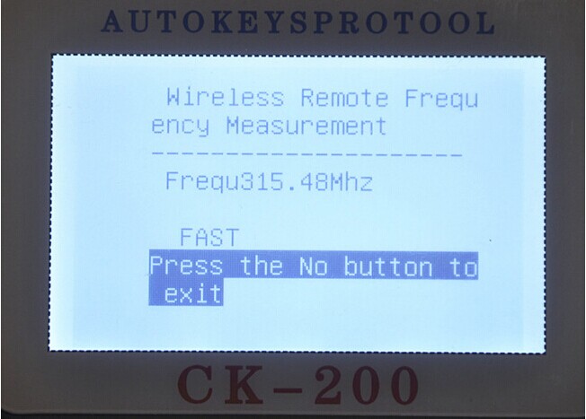 CK-200 مفتاح مبرمج شاشة عرض -4