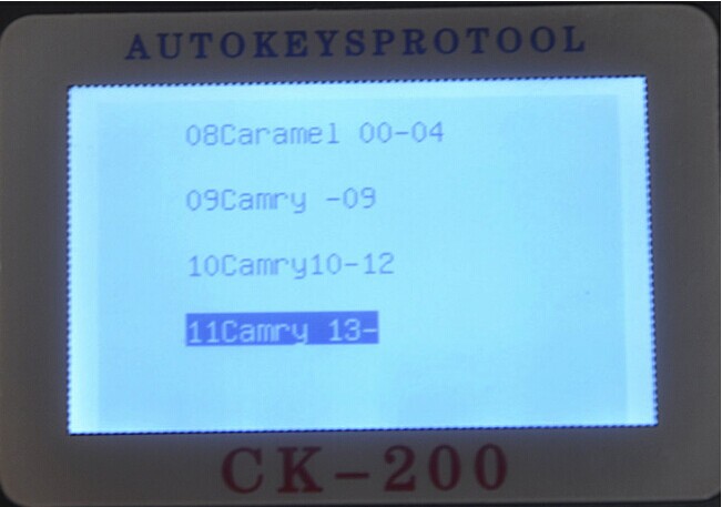 CK-200 مفتاح مبرمج شاشة عرض -6