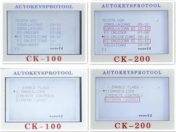 CK200 مقارنة بـ CK100 4