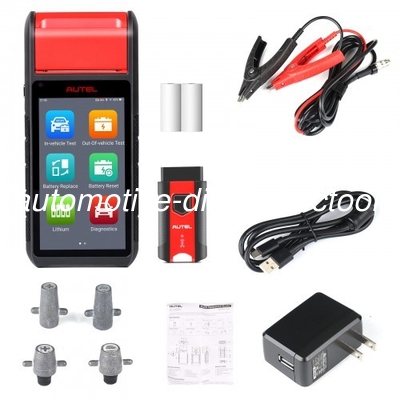 سعر جيد اختبار بطارية الشاشة اللمسية المحلل للنظام الكهربائي السيارات Autel MaxiBAS BT608E OBD2 المسح الضوئي المدمج للطابعة 12 فولت الانترنت