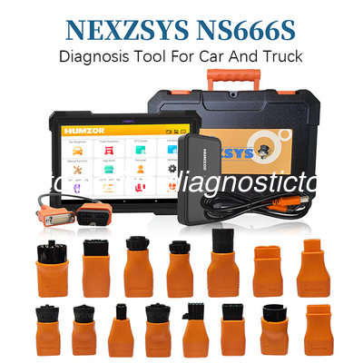 سعر جيد NexzSYS 666 أداة تشخيص تلقائي للسيارات والشاحنات 2 في 1 الانترنت