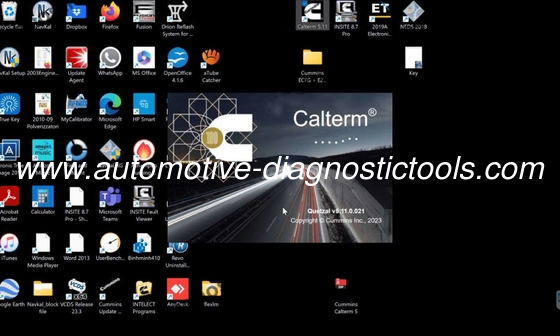 سعر جيد برمجيات التشخيص الهندسية لشركة Cummins Calterm v5.12 2024 الانترنت