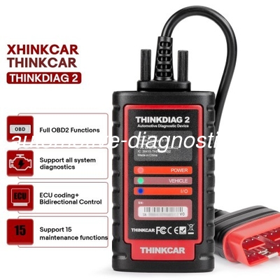 سعر جيد 2025 THINKCAR Thinkdiag2 جميع أدوات التشخيص النظام أوتو VIN ECU الترميز 15+ وظيفة إعادة تعيين سنة واحدة تحديث مجاني الانترنت