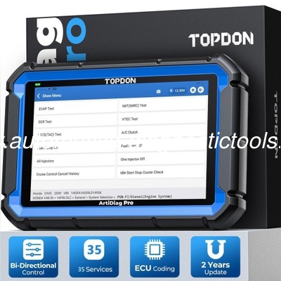 سعر جيد TOPDON ArtiDiag Pro V2.0 أداة المسح التشخيصي ثنائي الاتجاه مع تشفير ECU الانترنت