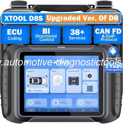 سعر جيد 2025 XTOOL D8S دعم أداة المسح التشخيصي CAN FD & DoIP، ECU Coding، Topology، Key Programming الانترنت