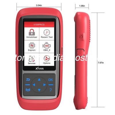 سعر جيد XTOOL X100 Pro3 مبرمج مفاتيح السيارات الاحترافي يضيف وظائف إعادة ضبط EPB و ABS و TPS تحديث مجاني مدى الحياة الانترنت