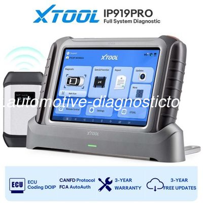 سعر جيد 2026 XTOOL INPLUS IP919Pro جميع أنظمة دعم أدوات التشخيص اللاسلكية ثنائية الاتجاه DOIP / CANFD & FCA ، برمجة ECU الانترنت