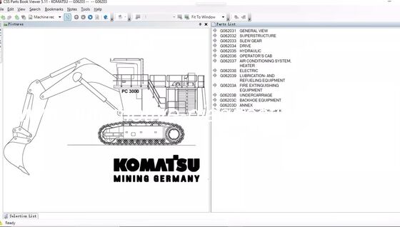 سعر جيد [Komatsu EPC] 2022.03 CSS EPC كتالوج قطع الغيار لـ Komatsu الانترنت