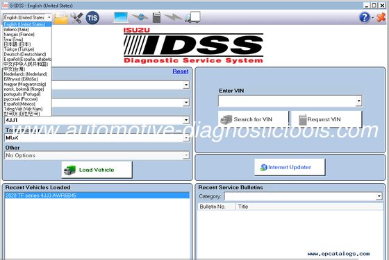 سعر جيد أحدث 2025.02 G-IDSS E-IDSS US-IDSS برنامج تشخيص صادرات لـ ISUZU الانترنت